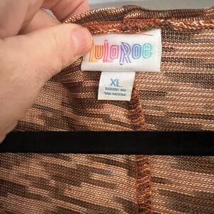 LuLaRoe Brown Cardigan Sweater